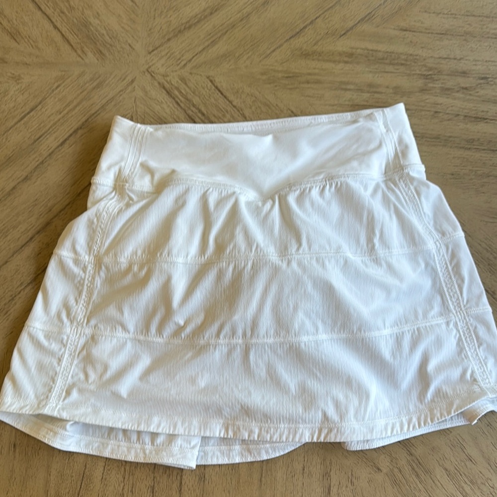 White Pace Rival Skort